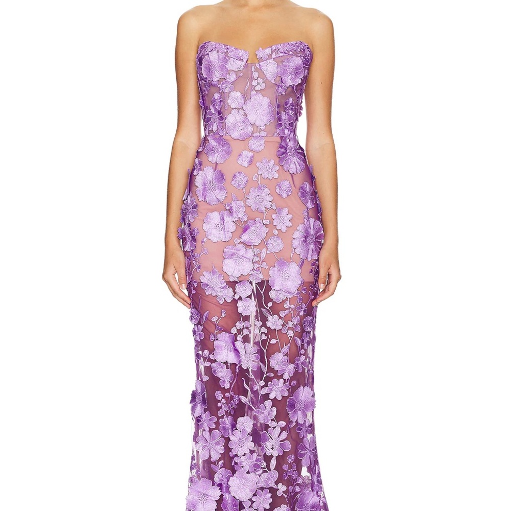 Bronx and Banco Jasmine Gown in Lilac